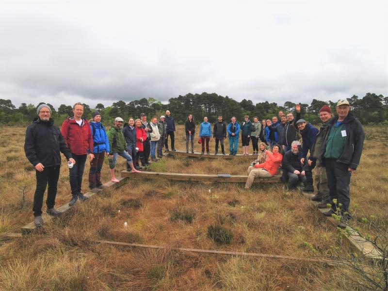 As a Knowledge Site for the EU-funded WaterLANDS Project, involving 23 partners from 14 countries, delegates paid a visit to Abbeyleix Bog in 2022. As a Knowledge Site for the EU-funded WaterLANDS Project, involving 23 partners from 14 countries, delegates paid a visit to Abbeyleix Bog in 2022.