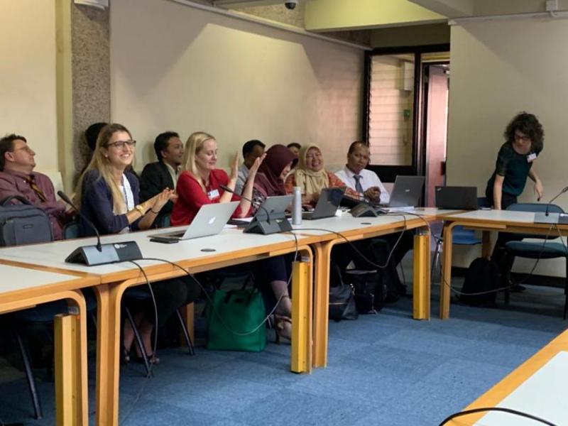 Discussions on the draft peatlands resolution at the 4th United Nations Environment Assembly. Discussions on the draft peatlands resolution at the 4th United Nations Environment Assembly.